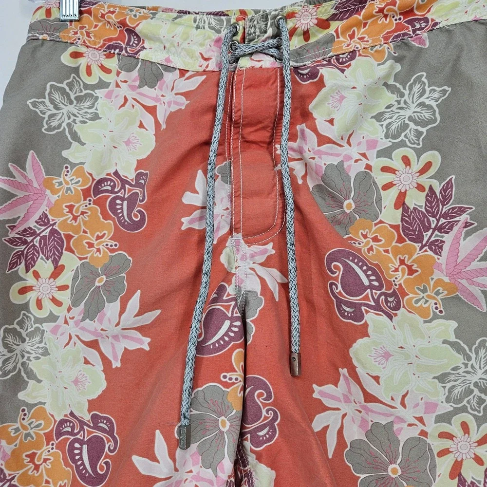Vilebrequin Swim Trunks Mens Large Hawaiian Summer Beach Lined Shorts Floral
